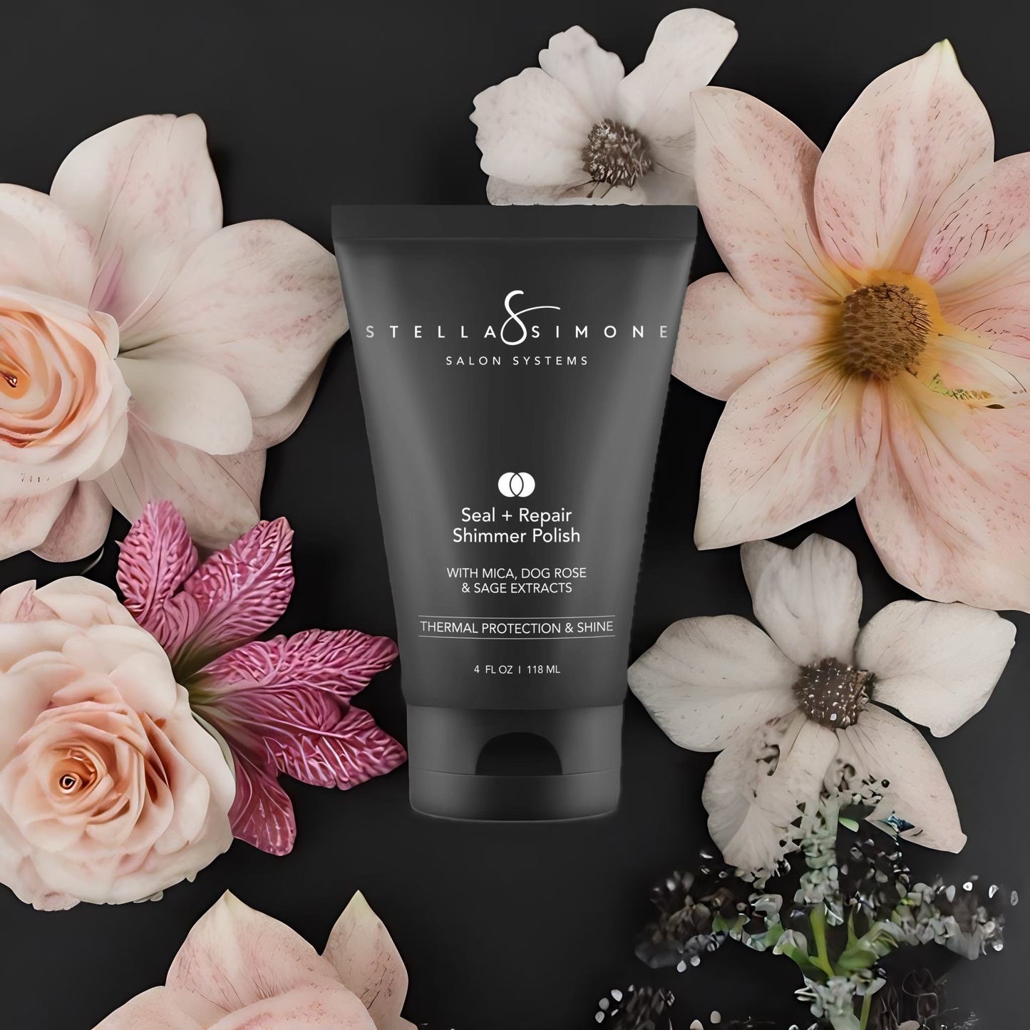 Seal + Repair Shimmer Polish | Reduces Blow Drying Time | 2A - 4C Textures