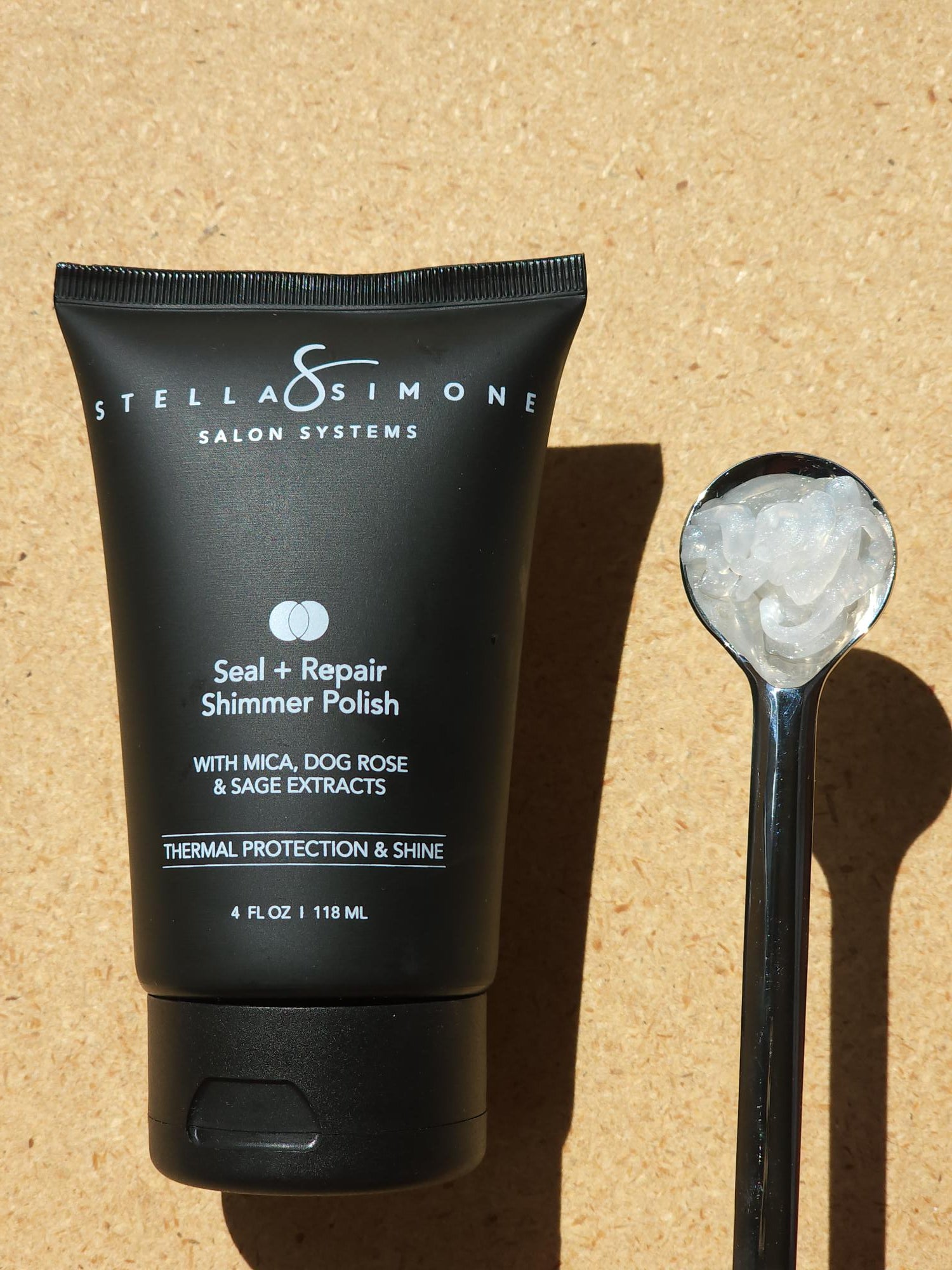 Seal + Repair Shimmer Polish | Reduces Blow Drying Time | 2A - 4C Textures | Vegan 🌱 | StellaSimone Salon Systems.