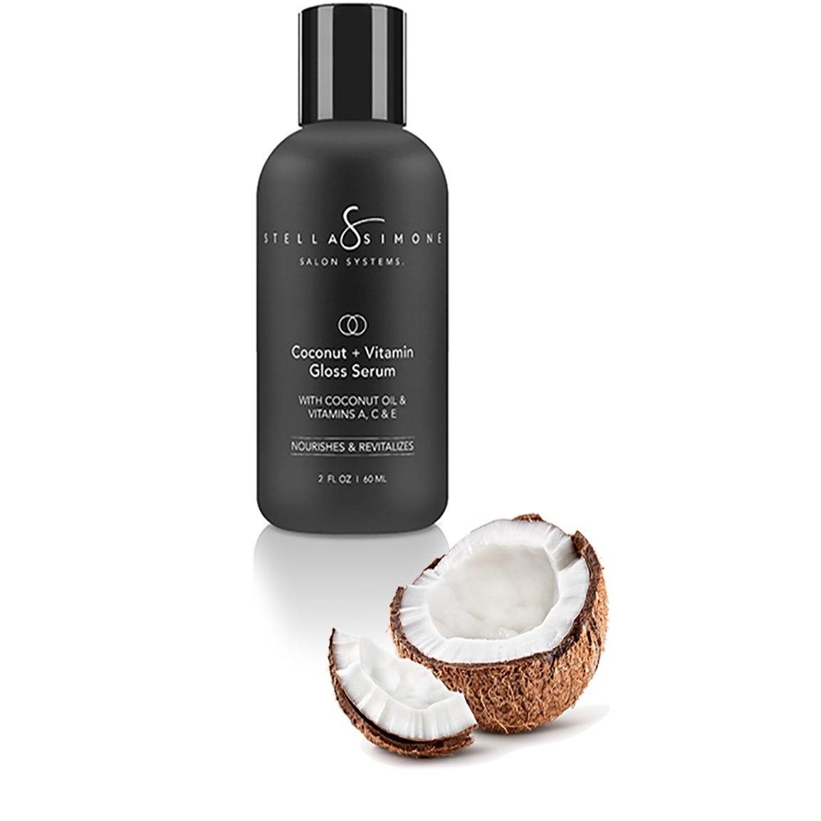 Moroccan Argan Oil + Aloe Shampoo and Conditioner | 4 PC | Haircare Kit | Hydrates + Softens | Weightless Volumizer | Vegan 🌱 | StellaSimone Salon Systems.