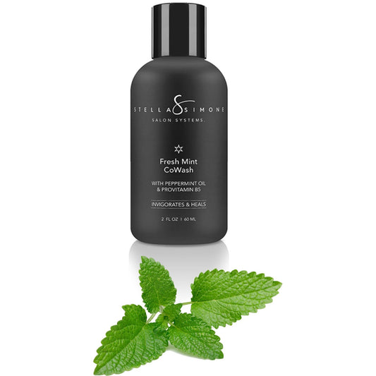 Fresh Mint CoWash | Peppermint Oil + Rice Protein | Skip Shampoo Days + Eliminate Buildup | Vegan🌱 | StellaSimone Salon Systems.